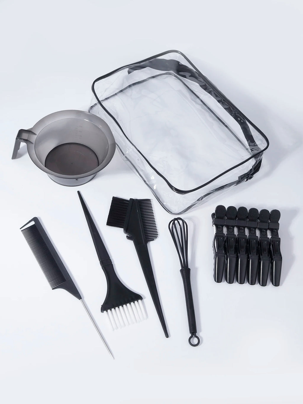 11pcs professional hair dye set with hair dye brush comb, clip, dye stirrer, suitable for hair salons,special for real hair wigs