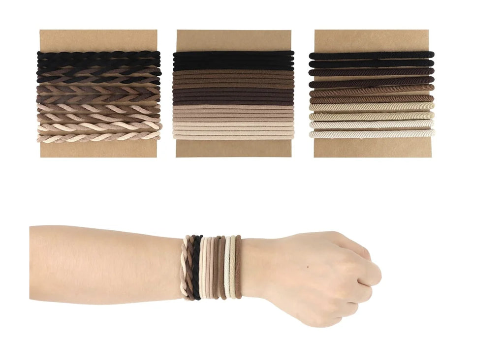 30PCS Boho Elastic Hair Tie for All Hair types