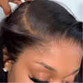 HD Lace Frontal Wig 13x6 Transparent Lace Frontal Human Hair Wigs Bone Straight Preplucked Wigs