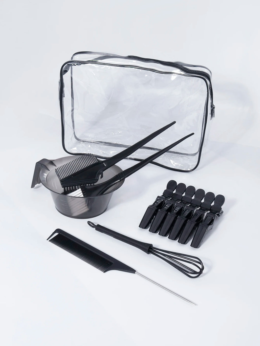 11pcs professional hair dye set with hair dye brush comb, clip, dye stirrer, suitable for hair salons,special for real hair wigs