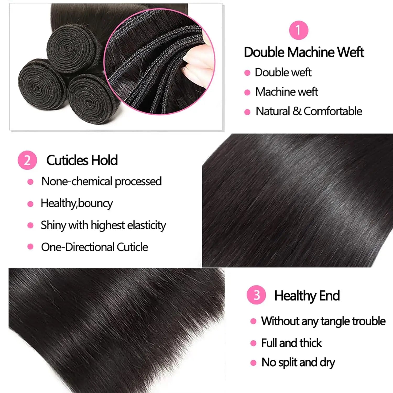 100% Unprocessed Burmese Virgin Raw Hair Bundles with closure