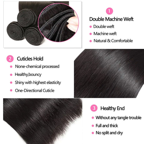 100% Unprocessed Burmese Virgin Raw Hair Bundles with closure